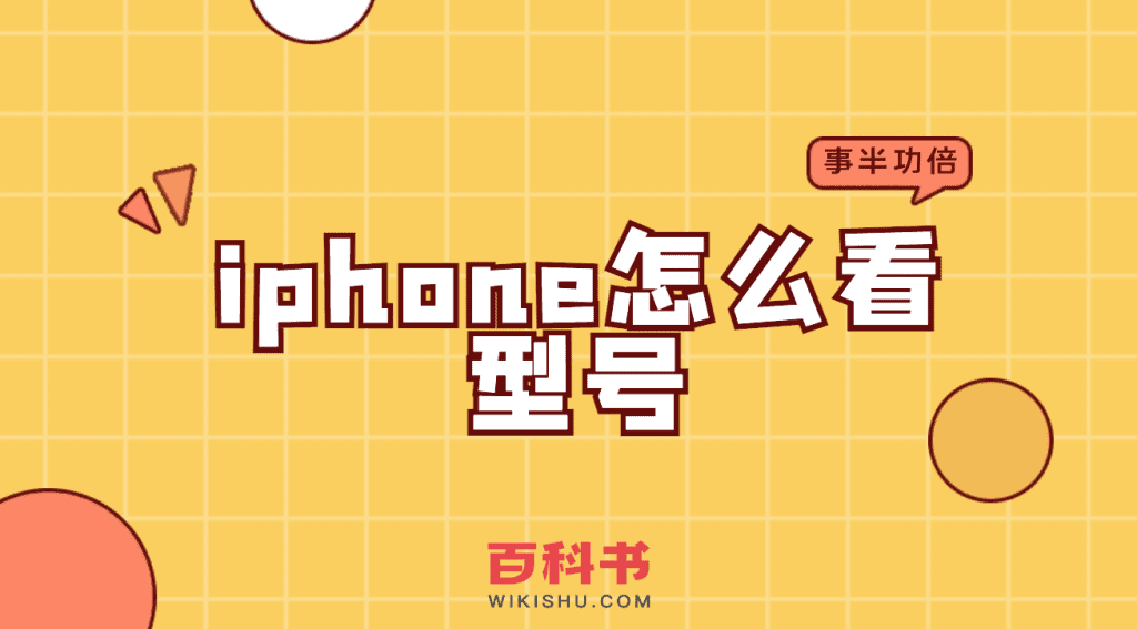 iphone怎么看型号