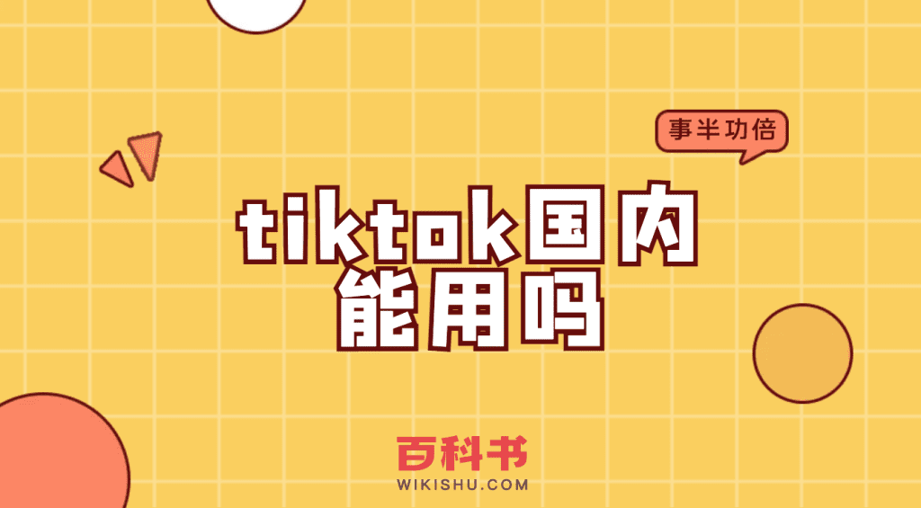 tiktok国内能用吗