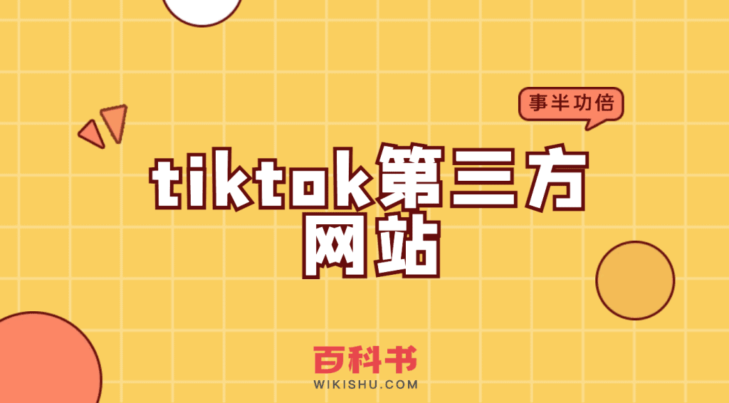 tiktok第三方网站